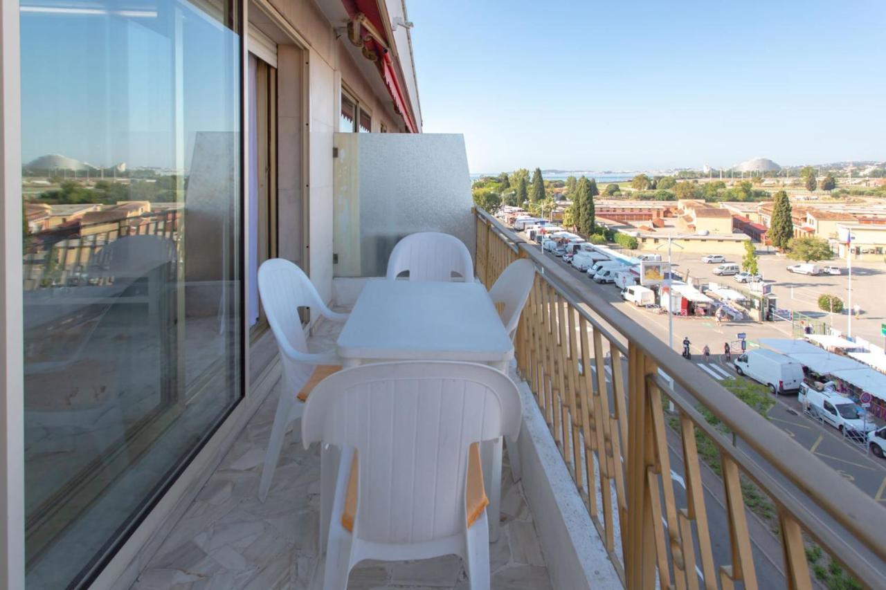 Превосходная квартира с террасой и видом на море недалеко от пляжей и центр Кань-сюр-Мер Экстерьер фото